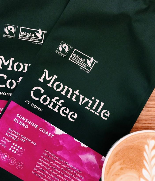 The progression of the Montville Coffee Label over the past two decades